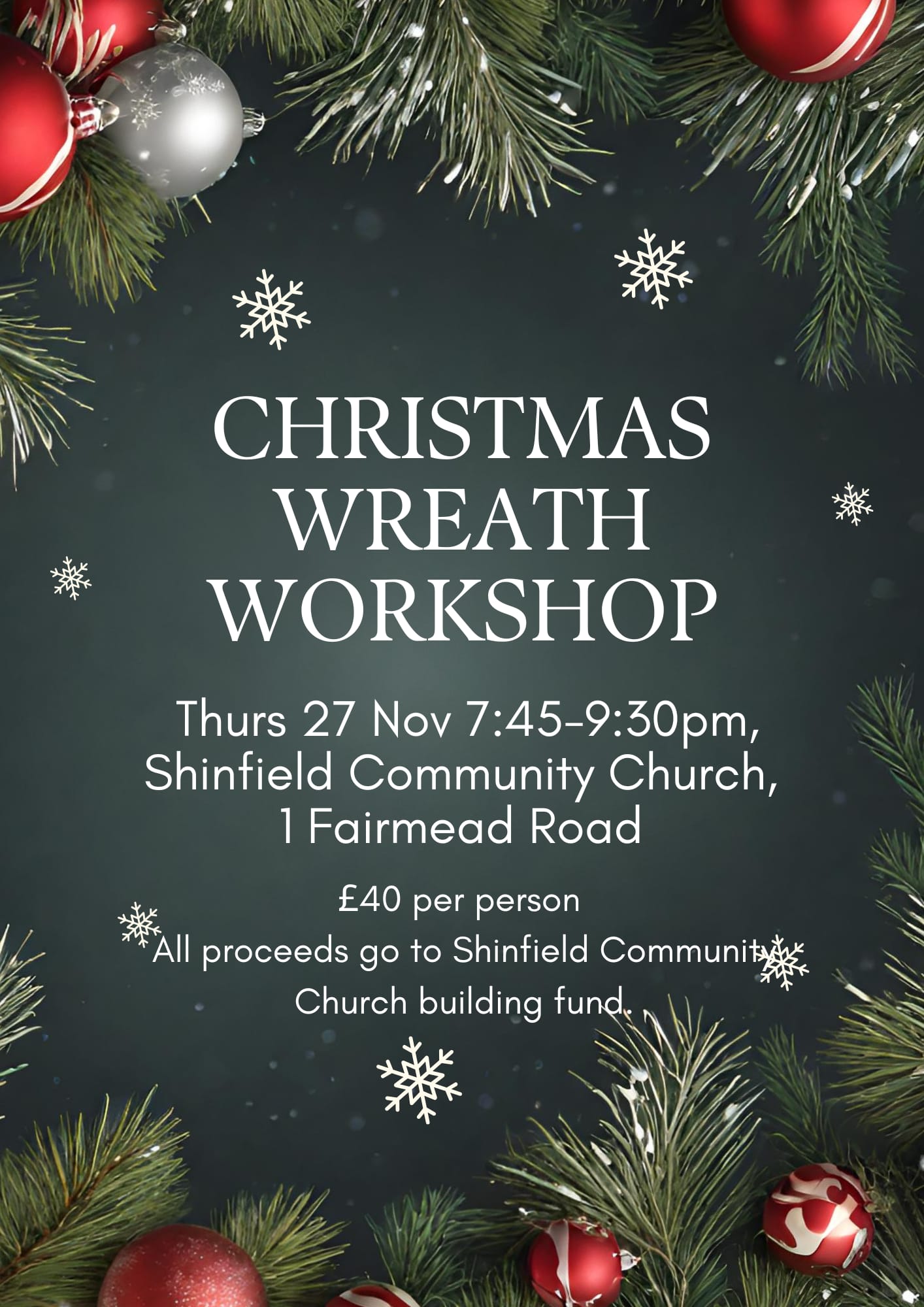 Christmas Wreath Workshop